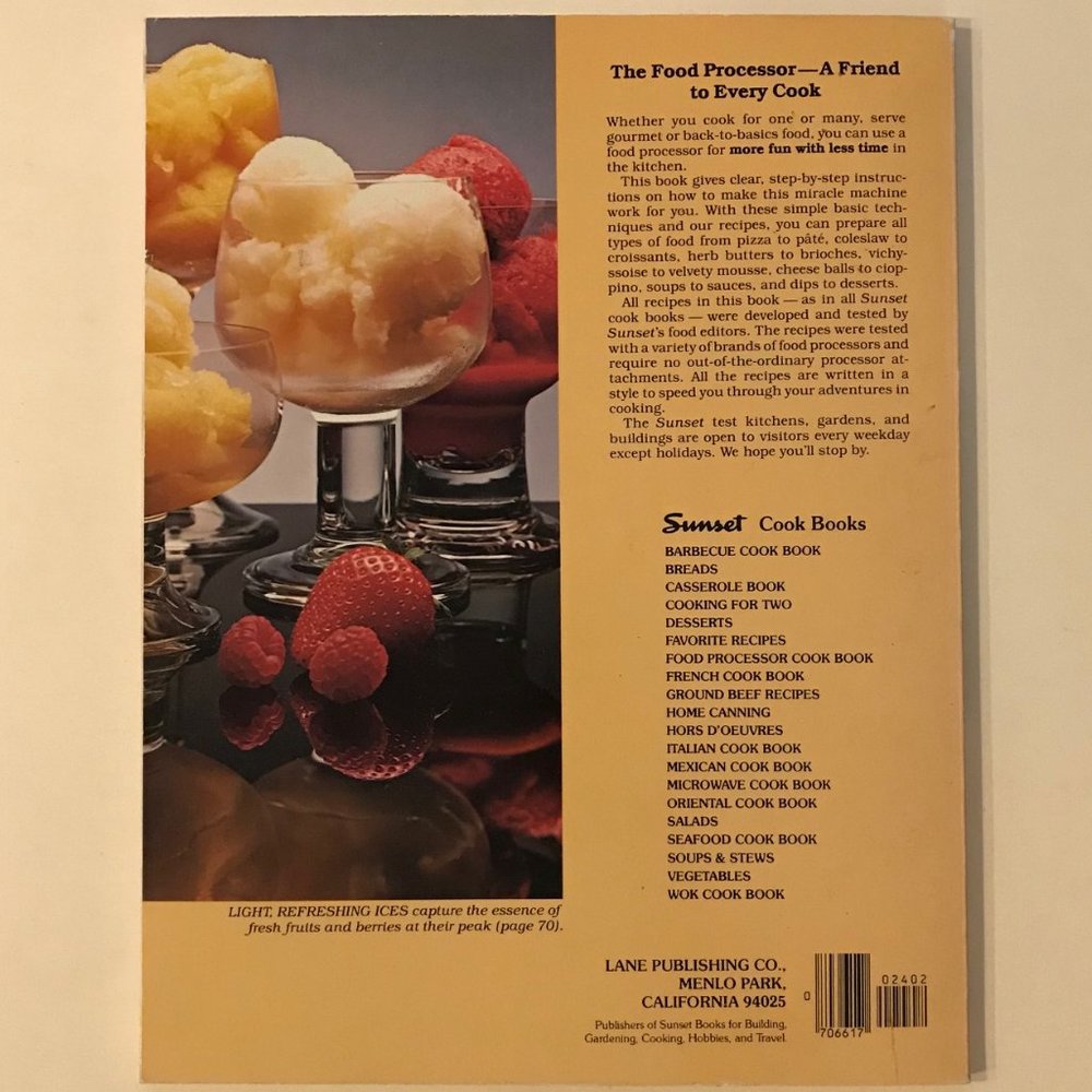 VINTAGE Sunset Food Processor Cook Book - Picture 4 of 5